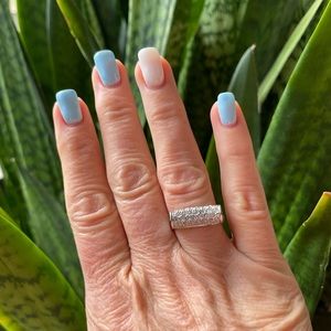 Crystal 18K GF Ring